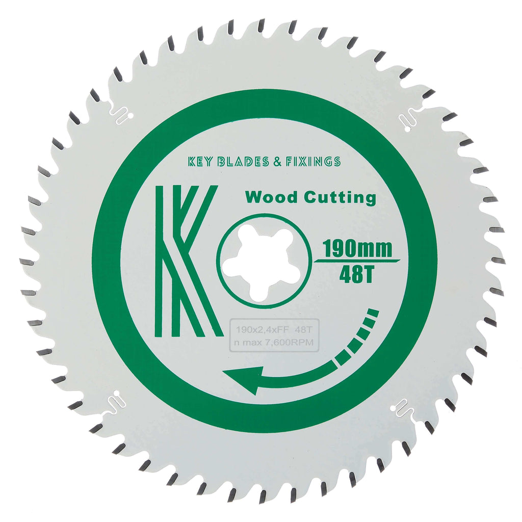 Circular Saw Blades 190mm X FF X 2.4mm 48 Tooth ATB CS50 - 2301