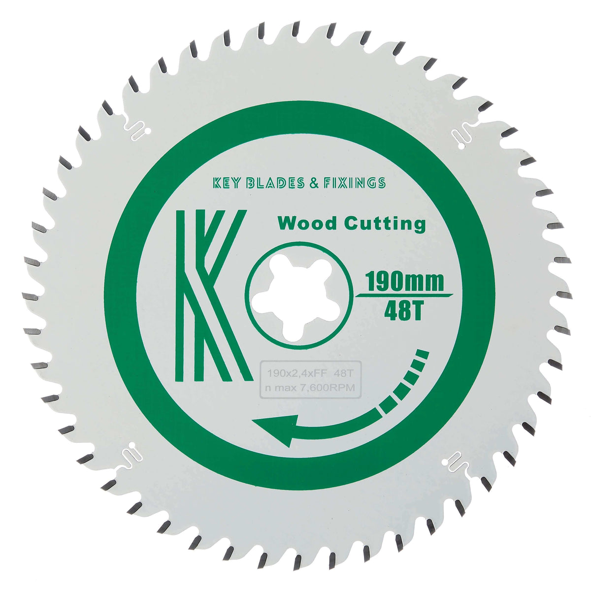 Circular Saw Blades 190mm X FF X 2.4mm 48 Tooth ATB CS50 - 2301