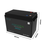Foxygen 12V 230Ah LiFePO4 Lithium Leisure Battery with Bluetooth & Heating