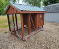 5' X 7' B&B CHICKEN COOP - RUSTIC CEDAR - Garden Time