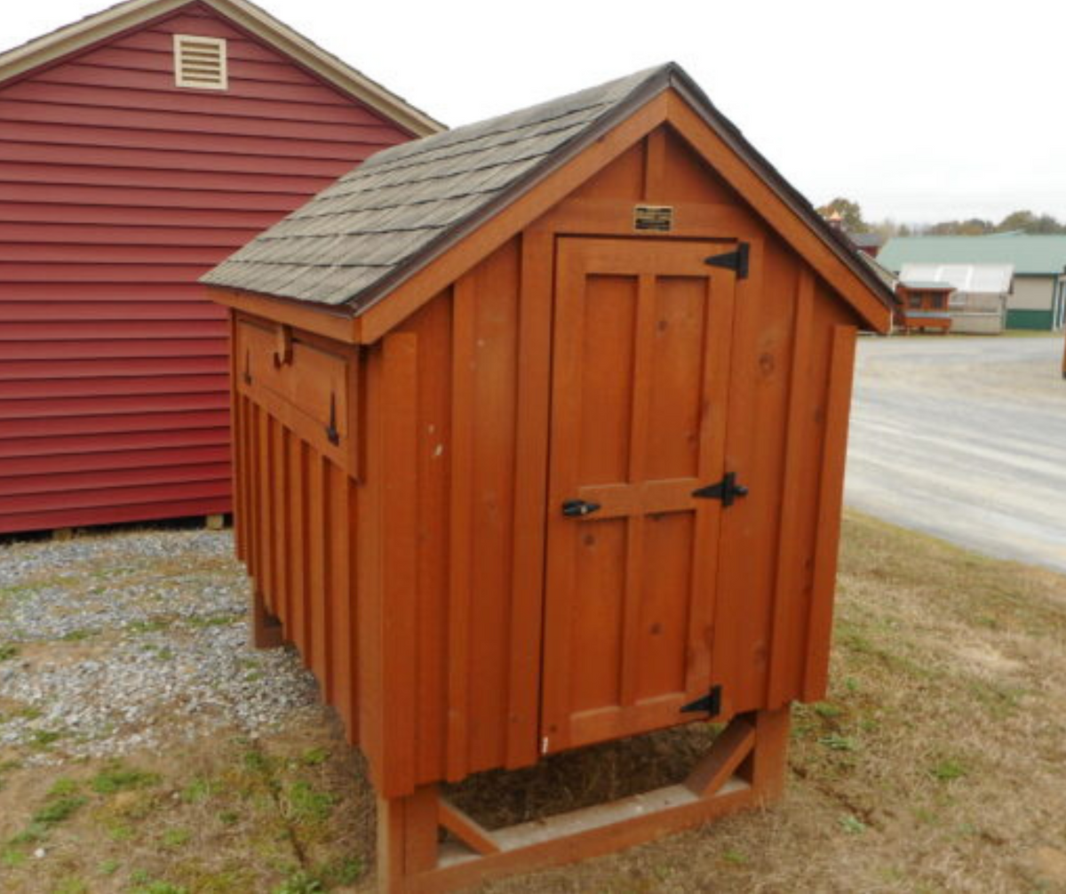 4' X 6' B&B CHICKEN COOP - CEDAR - Garden Time