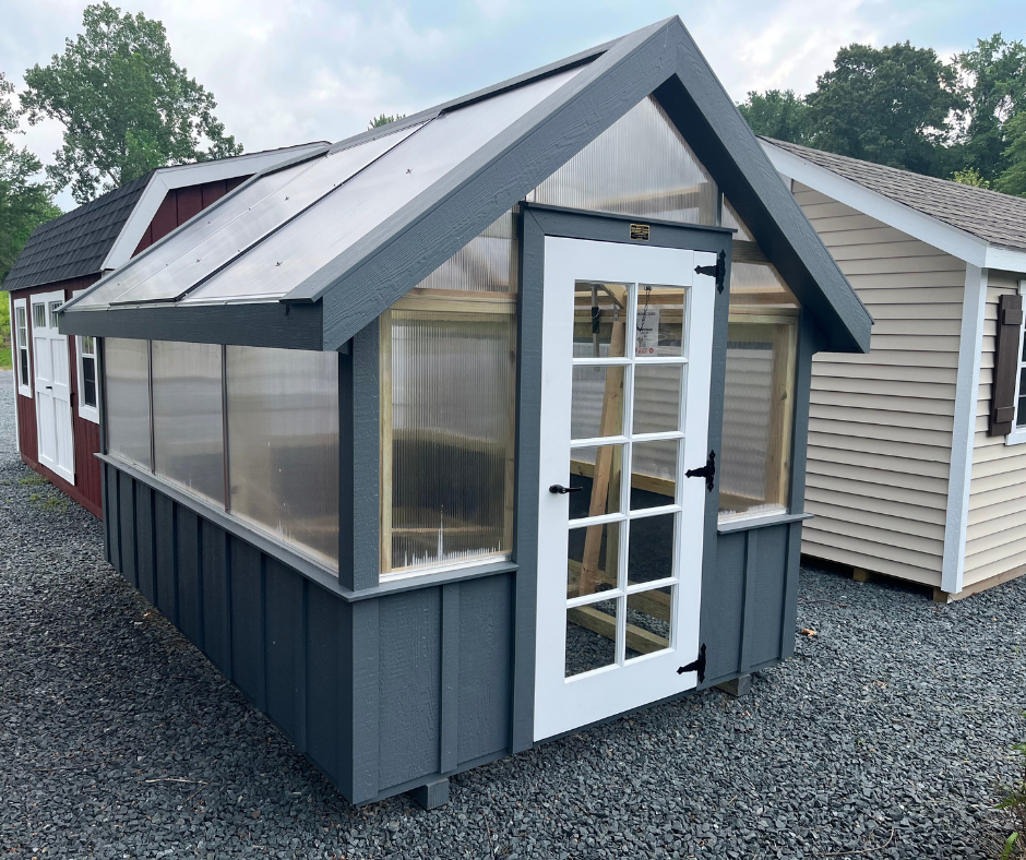 8' X 12'  GREENHOUSE - DARK GRAY