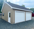 DISPLAY- 24' X 24' VINYL GARAGE - CLAY - Garden Time