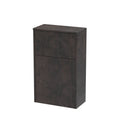 Nuie Juno Floor Standing WC Unit, Durable Compact WC Unit, Modern Bathroom Furniture in Metallic Slate, 500mm