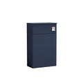 Nuie Arno Floor Standing Back To Wall WC Unit, Durable Compact Bathroom WC Unit in Painted Matt Finish in Midnight Blue, 500mm (235 Deep)