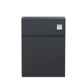Hudson Reed Urban Floor Standing Back to Wall WC Unit, Durable Compact Bathroom Vanity and WC Unit in Soft Black, 500mm