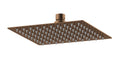 Hudson Reed Round Fixed Shower Head 200mm Diameter, Stainless Steel Rainfall Shower Head for Modern Bathrooms, Brushed Bronze