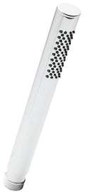 Hudson Reed Brass Pencil Handset, Modern Single Function Spray in Stainless Steel Shower Accessory in Chrome Finish, 195mm x 28mm