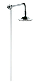 Old London Shower Kits Rigid Riser Kit, Durable & Stylish Round Shower Head with Hose in Chrome