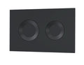 Nuie Round Dual Flush Push Button, Concealed Toilet Flush Button for Wall Hung Toilets, Luxury Accessories in Matt Black