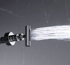 Hudson Reed Adjustable Brass Body Jet, Luxury Chrome Finish Shower Accessory for Modern Spa Showers, Bathroom Upgrade, Chrome