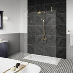 Old London Shower Kits Traditional Thermostatic Shower Valve & Kit, Ideal for Traditional Showers & Stylish Bathrooms, Brushed Brass
