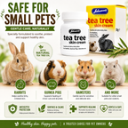 Johnsons Tea Tree Skin Cream Small Animal Rabbit Guinea Pig