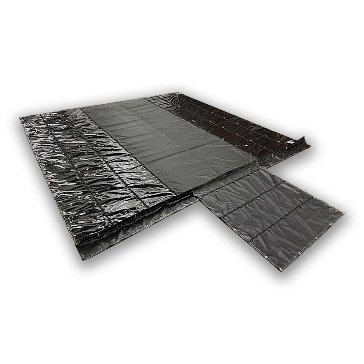 Lightweight Lumber Tarp 24' X 26' - 3 Rows of D-Rings & End Flap