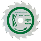 Circular Saw Blades 210mm x 30mm x 2.6mm 16T ATB  - Cougar