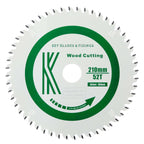 Circular Saw Blades 210mm x 30mm x 2.4mm 52 Tooth Track - 2402