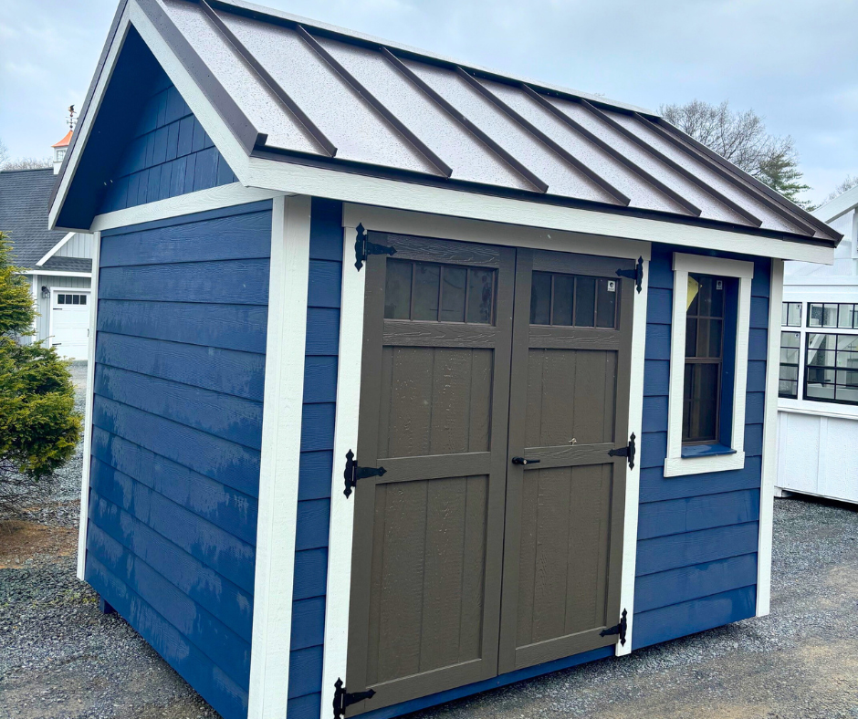 8' X 10' HARDIE PLANK GARDEN CANTON -BLUE