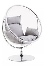 Goa Hanging Chair With Grey Cushions