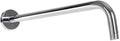 iBathUK Fastiq Fixed Shower Head Arm, Wall Mounted Modern Stainless Steel, Premium Shower Accessory for Modern Bathrooms, 400mm