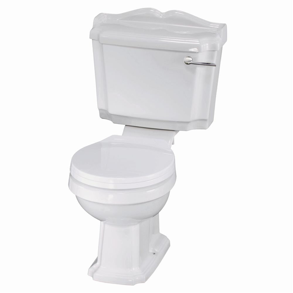 Elizabeth Close Coupled Toilet with Soft Close Seat & Cistern - White