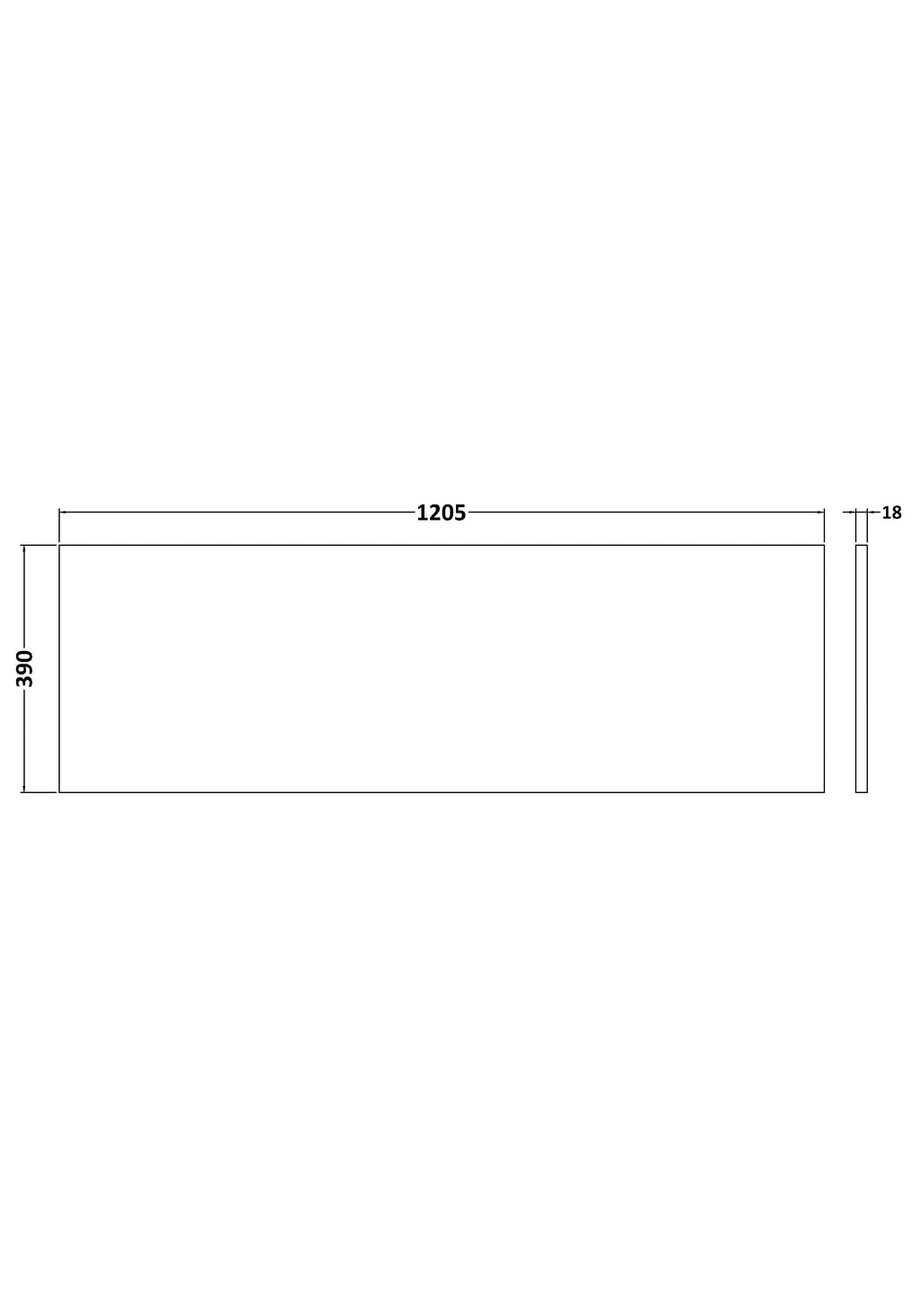 Hudson Reed Solid Surface Worktop for Bathroom Vanities, Durable Stone Countertop for Modern Bathroom and Vanity Units in Premium Graphite Grey Finish, 1200mm