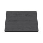 Hudson Reed Solid Surface Worktop for Bathroom Vanities, Durable Stone Countertop for Modern Bathroom and Vanity Units in Premium Graphite Grey, 600mm
