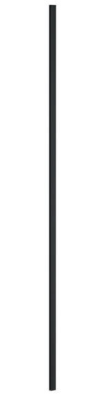 Hudson Reed Wetroom Wall Channel, Wetroom Screens Accessories for Glass Panel & Shower Screen in Matt Black, 1950mm