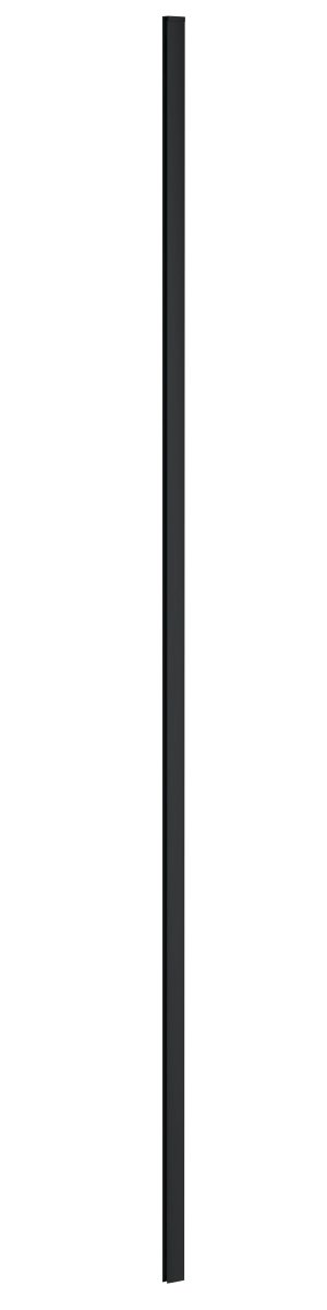 Hudson Reed Wetroom Wall Channel, Wetroom Screens Accessories for Glass Panel & Shower Screen in Matt Black, 1950mm