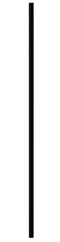 Hudson Reed Return Screen 'L' Profile Kit, Wetroom Screens Accessories for Glass Panel & Shower Screen in Matt Black, 1950mm