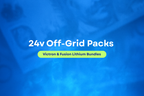 24v Off-Grid Pack | Victron & Fusion