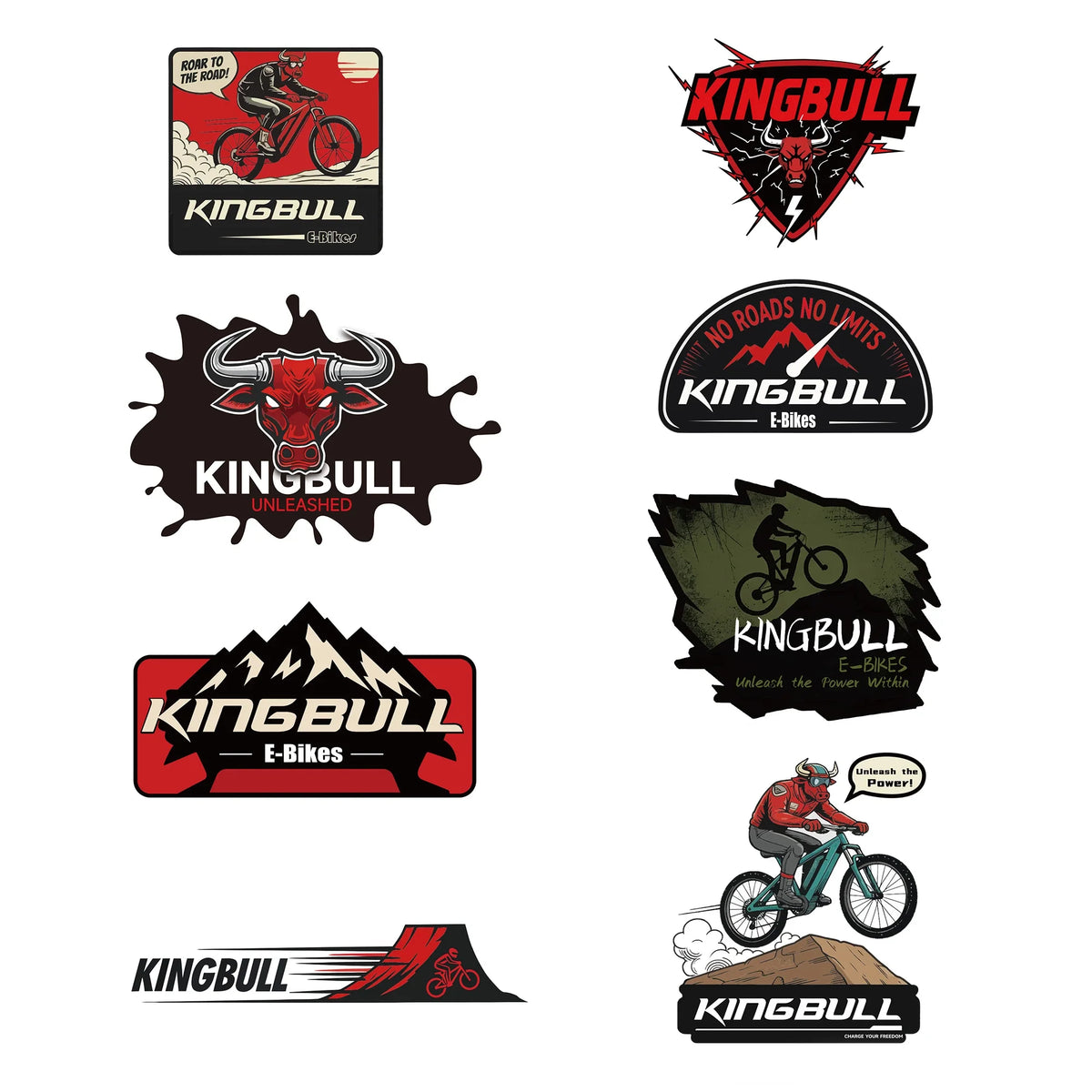 KINGBULL Sticker Set