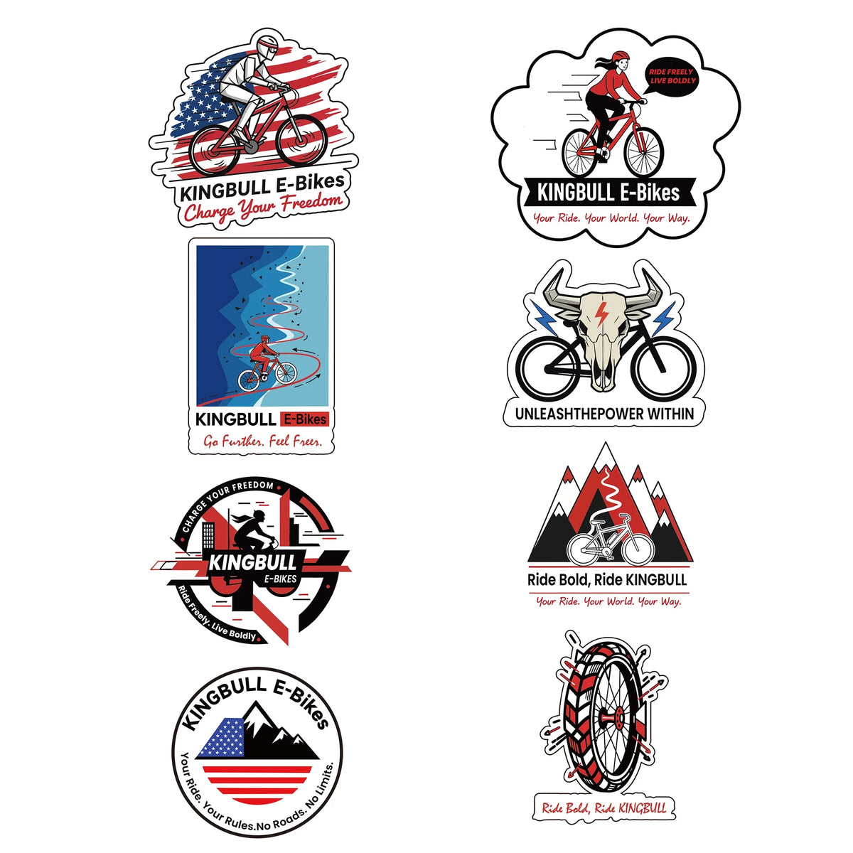 KINGBULL Sticker Set