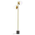 Revive Gold Finish Metal Floor Lamp