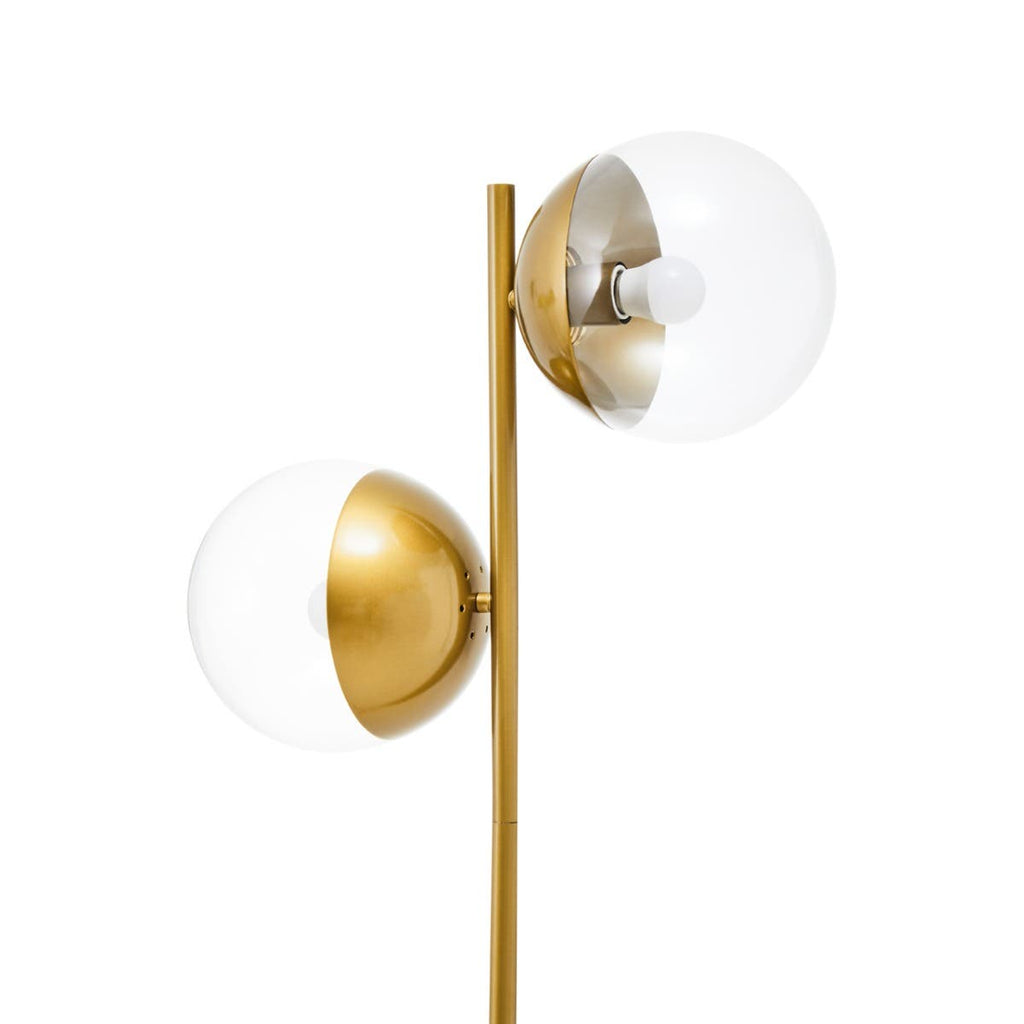 Revive Gold Finish Metal Floor Lamp