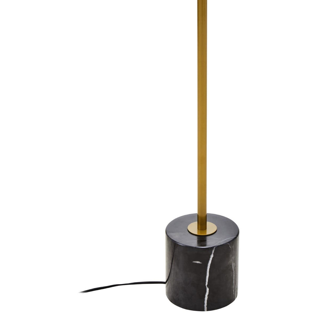 Revive Gold Finish Metal Floor Lamp