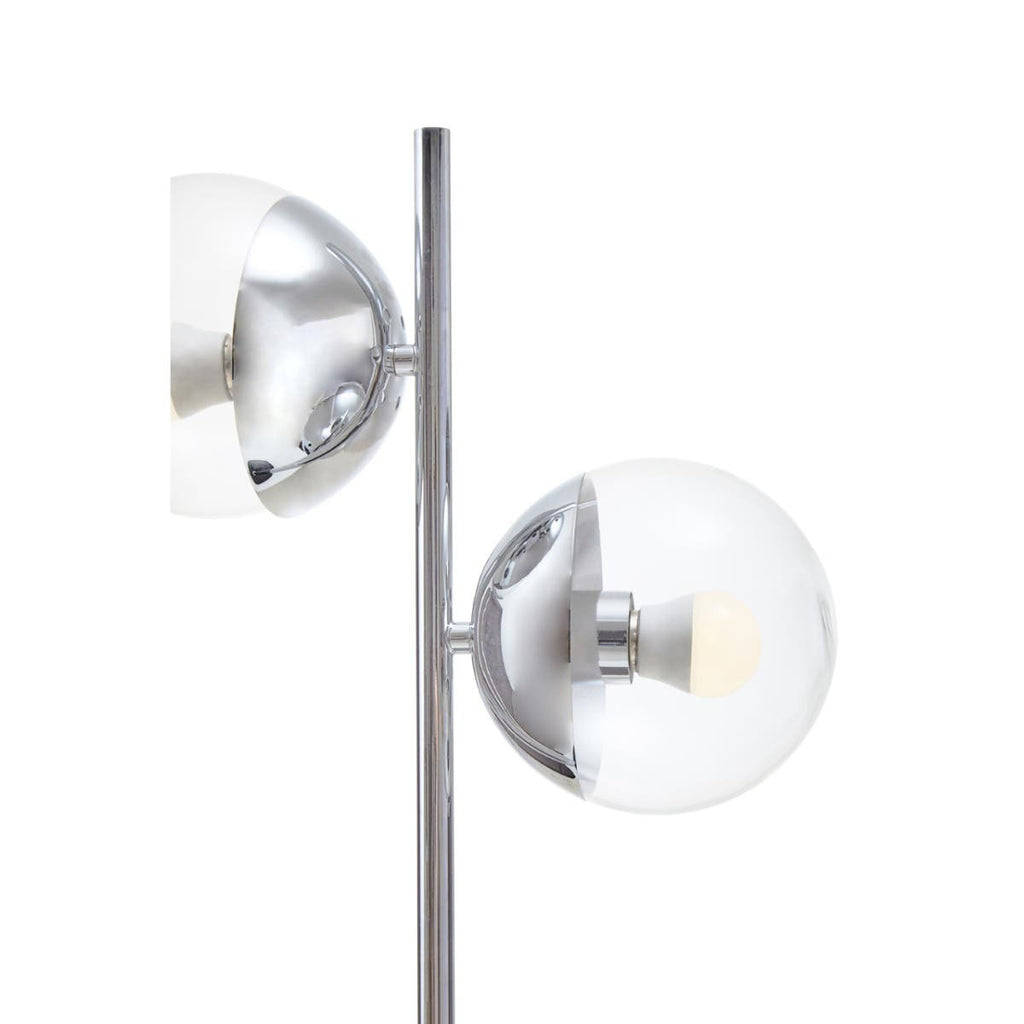 Revive Large Silver Finish Metal Table Lamp