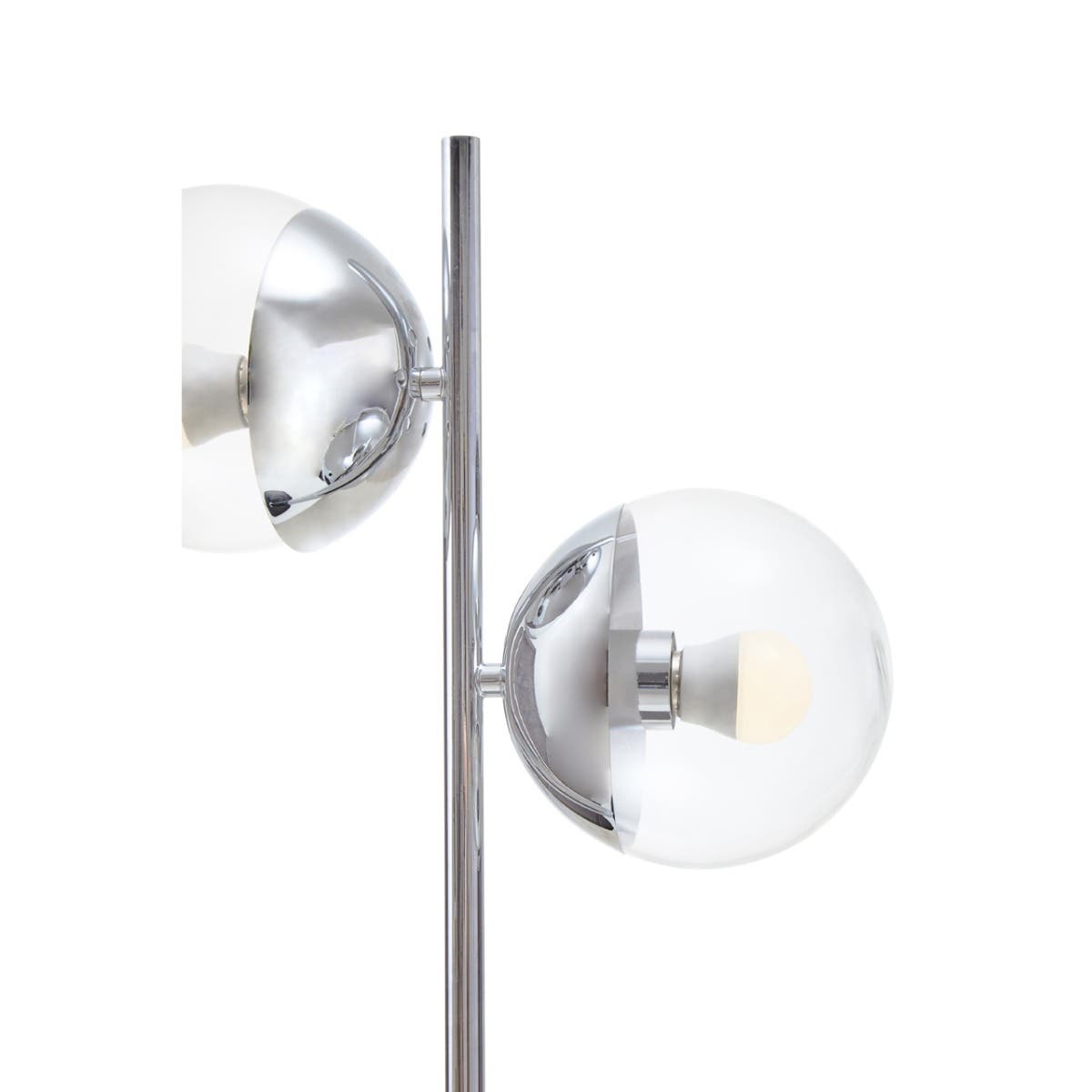 Revive Large Silver Finish Metal Table Lamp