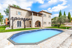 12' x 24' x 52" Steel 7" Frame Semi Inground Oval Pool