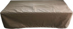 Hampton 56 x 32-Inch Concrete Outdoor Fire Pit Table