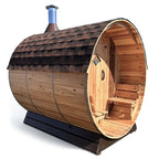 8 Person Cedar Barrel Sauna  | 7′ x 6′