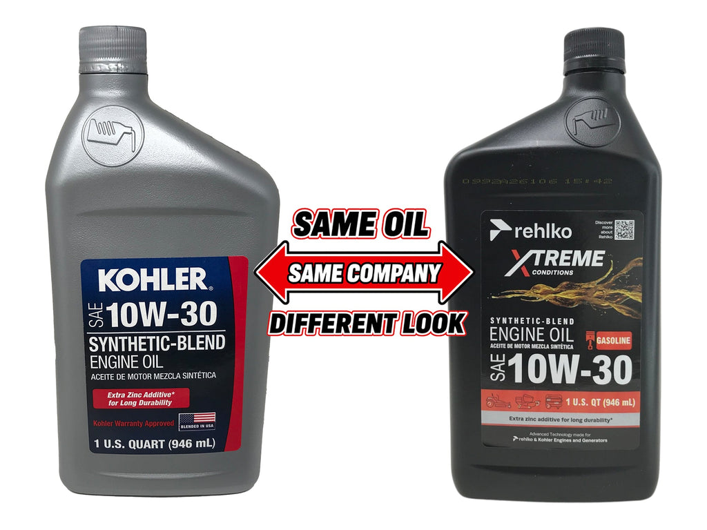 Kohler Genuine OEM SAE 10W-30 Synthetic-Blend Engine Oil 25 357 65-S-6PACK