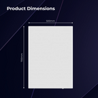 Aurora Rectangular Illuminated LED Mirror - 500mm x 700mm