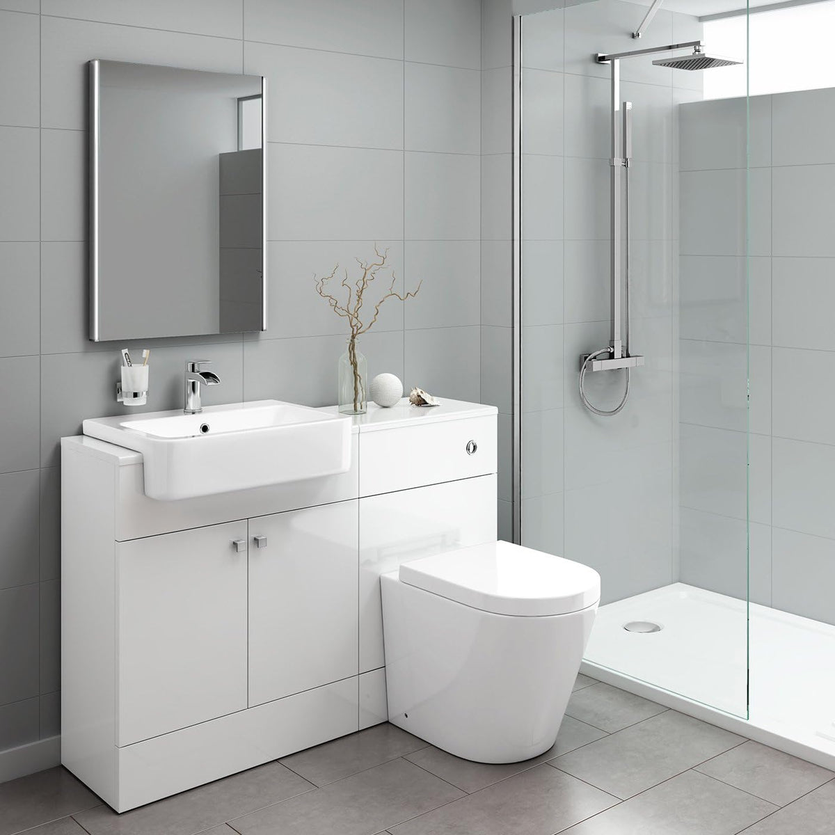 Aurora Rectangular Illuminated LED Mirror - 500mm x 700mm