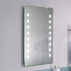 Celeste Infrared Sensor LED Illuminated Bathroom Mirror with Demister - 500mm x 700mm