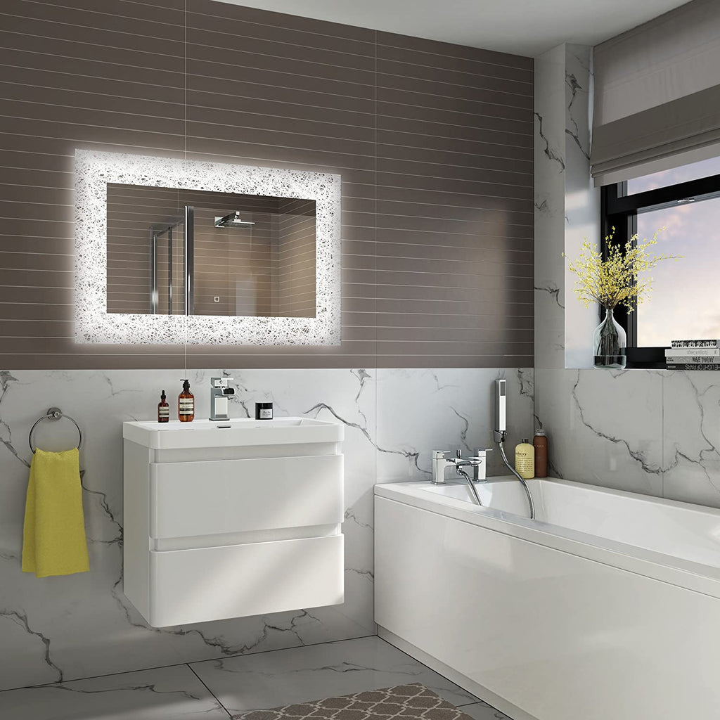 Vellin Light Sensor illuminated LED Mirror with Demister