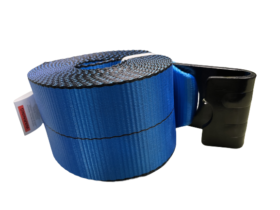 4" X 30' BLUE COLOR STRAP W/3" FLAT HOOK MTT WLL 5400