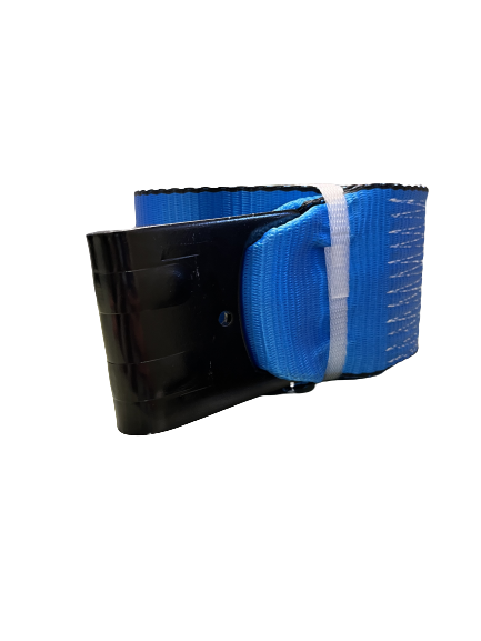 4" X 30' BLUE COLOR STRAP W/3" FLAT HOOK MTT WLL 5400