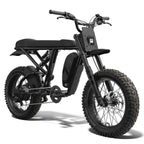 Front view of the SUPER73-R Adventure Series SE Legacy Series ebike in blackout @color_blackout
