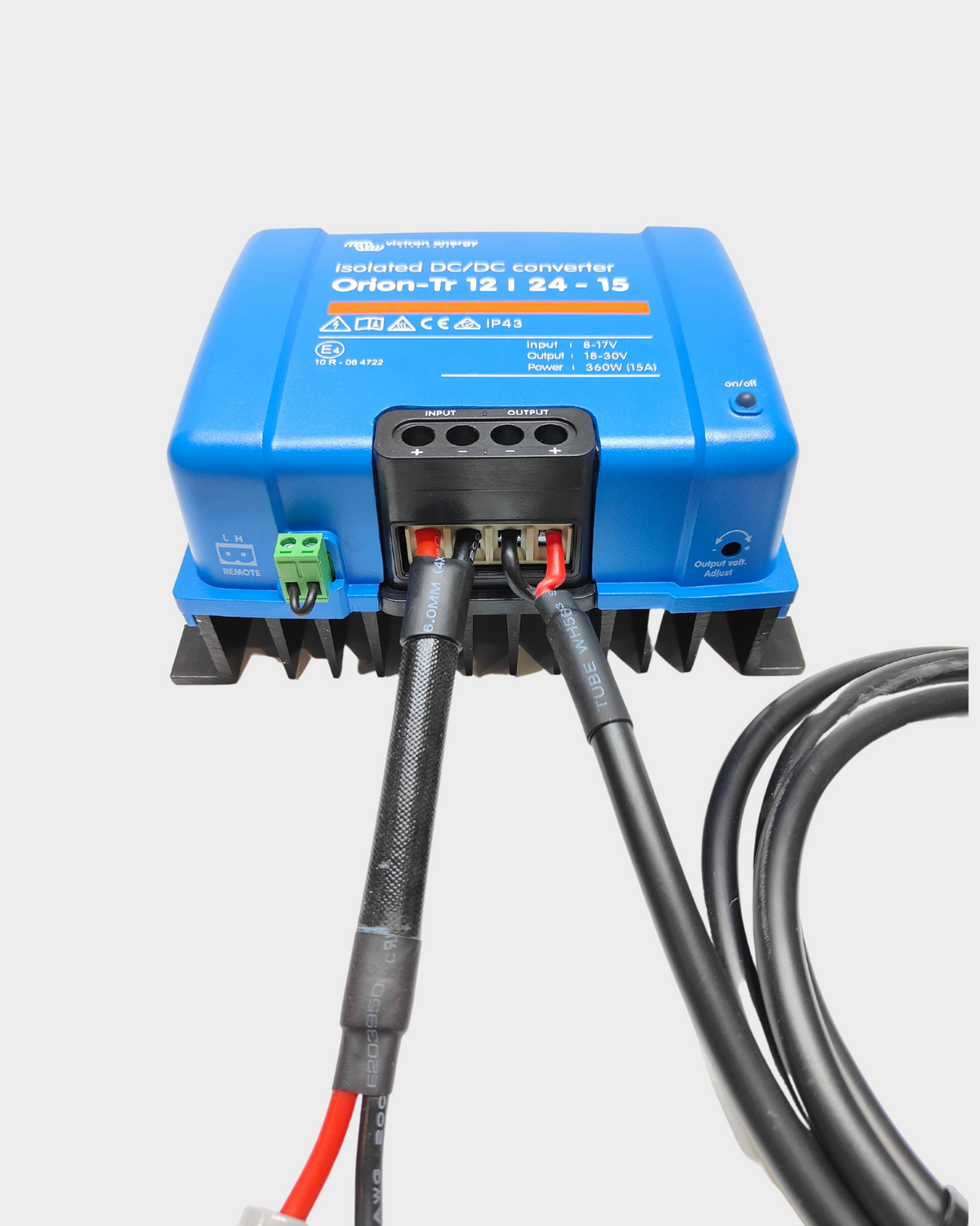 EcoFlow Fast Charge Kit – Victron Orion Smart 12V to 24V DC-DC Converter (10A & 15A Options, Plug & Play with Anderson & XT60i Cables)
