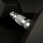 25kg Muscle Motion Rubber Hex Dumbbells (Sold Individually)